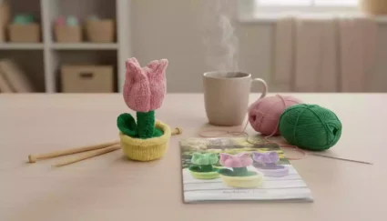 KBP-635 Knibbles Tulip Scene