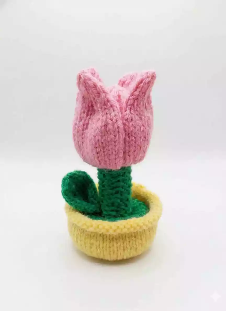 Knibbles Tulip Knitting Pattern - Image 3