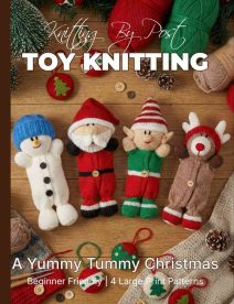a yummy tummy christmas knitting book