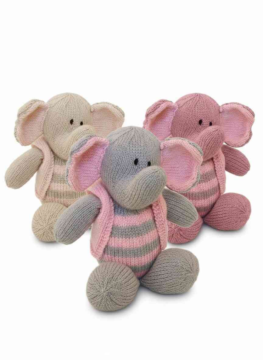 Elephants Collection 1 Knitting Pattern Book – 4 Easy-to-Follow Toy Designs - Image 2