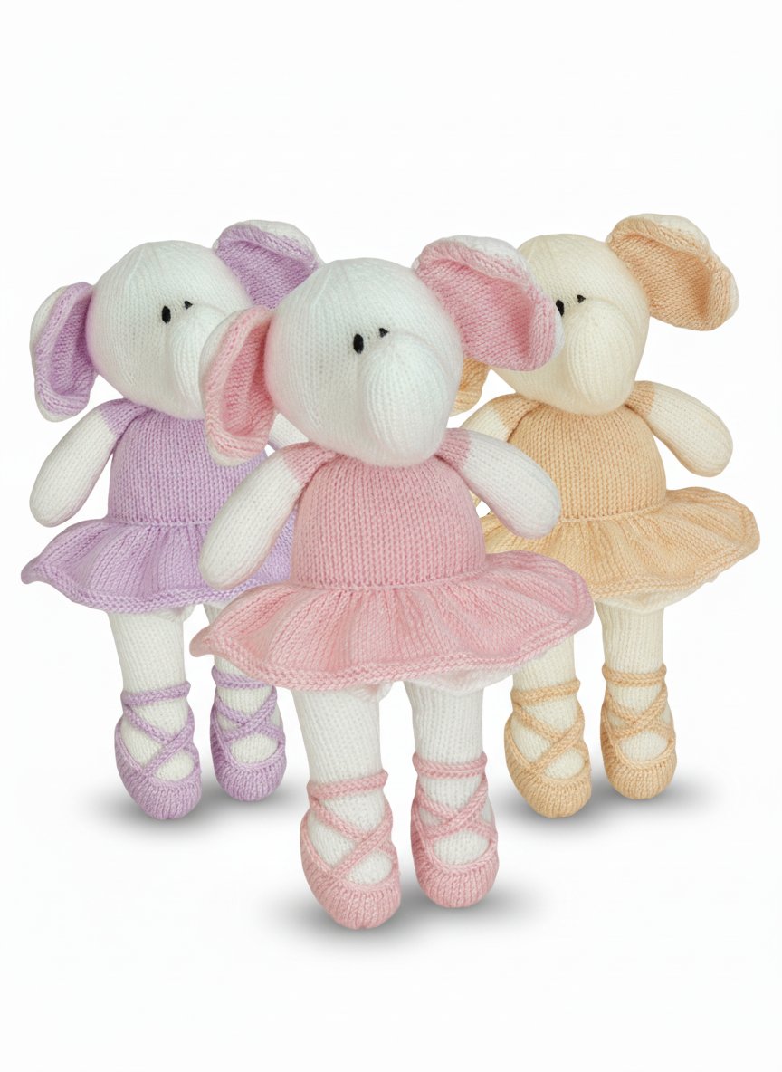 Elephants Collection 1 Knitting Pattern Book – 4 Easy-to-Follow Toy Designs - Image 5
