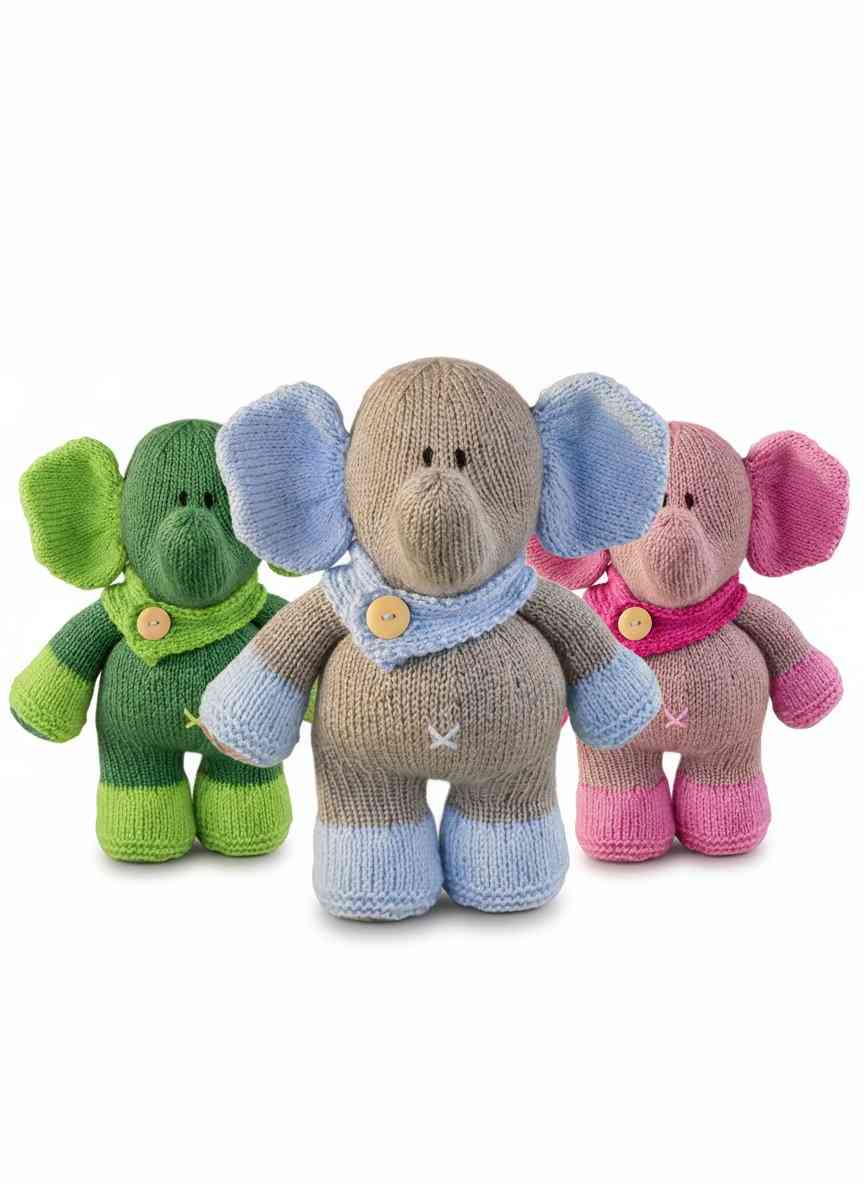 Elephants Collection 1 Knitting Pattern Book – 4 Easy-to-Follow Toy Designs - Image 4
