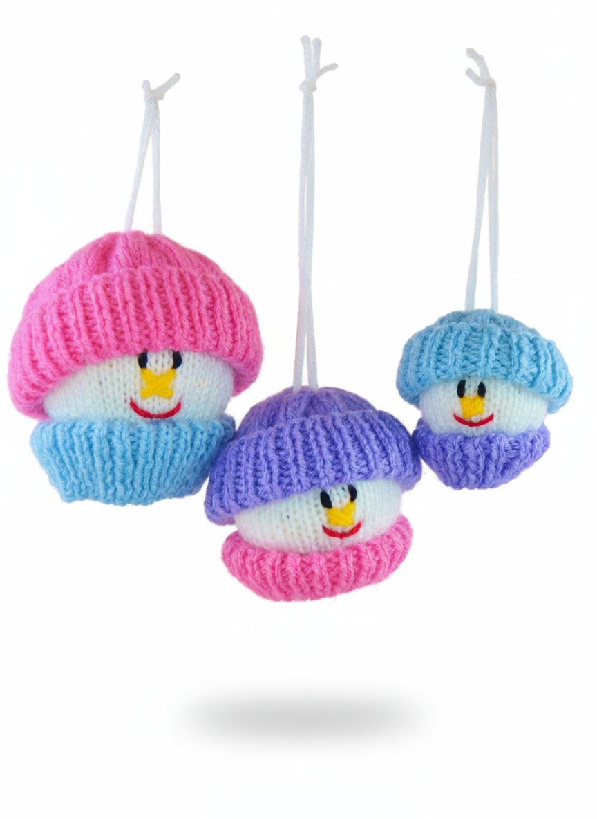 Christmas Hanging Baubles Collection Knitting Pattern Book – 4 Easy-to-Follow Toy Designs - Image 5