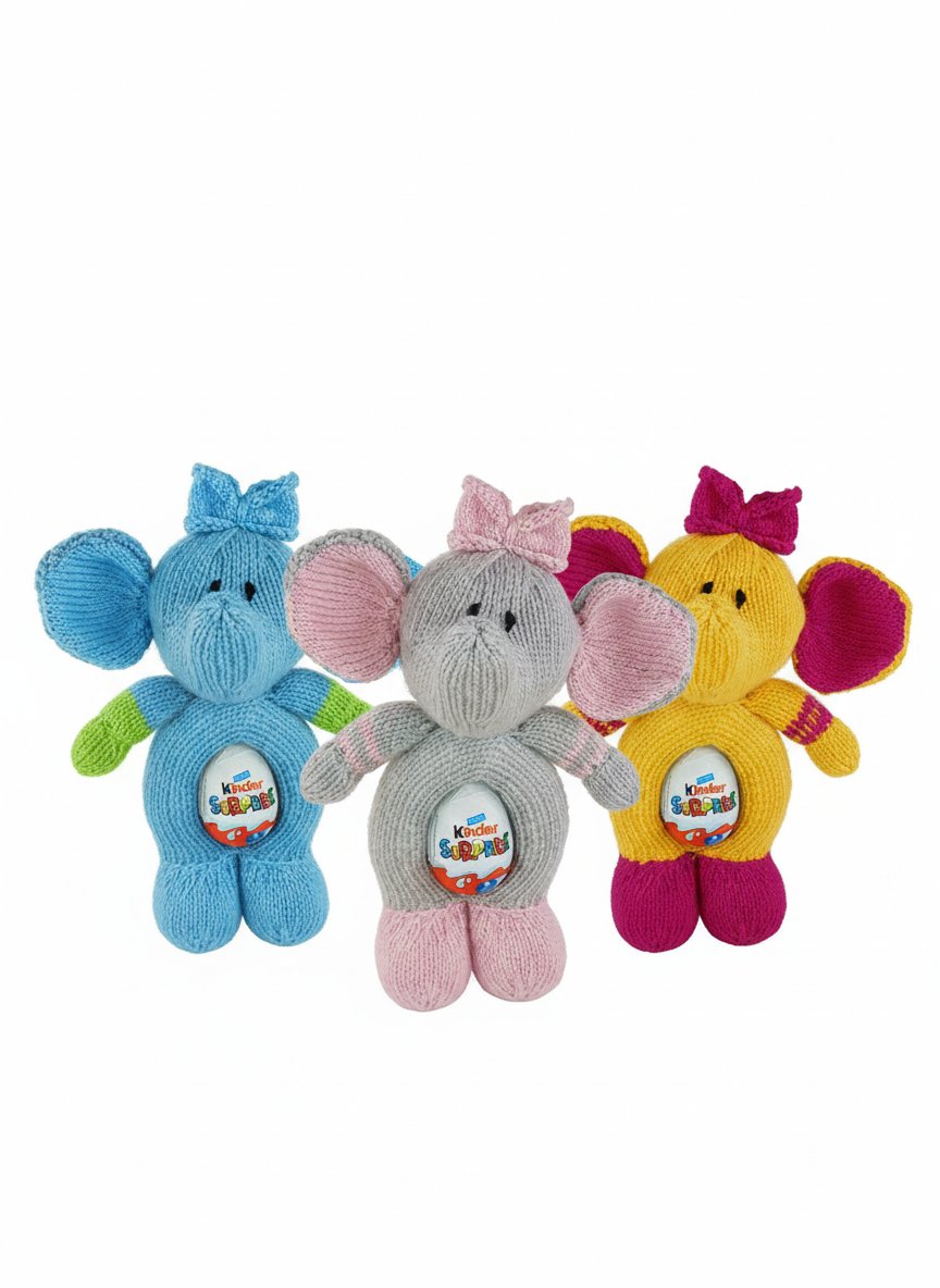 Elephants Collection 3 Knitting Pattern Book – 4 Easy-to-Follow Toy Designs - Image 6