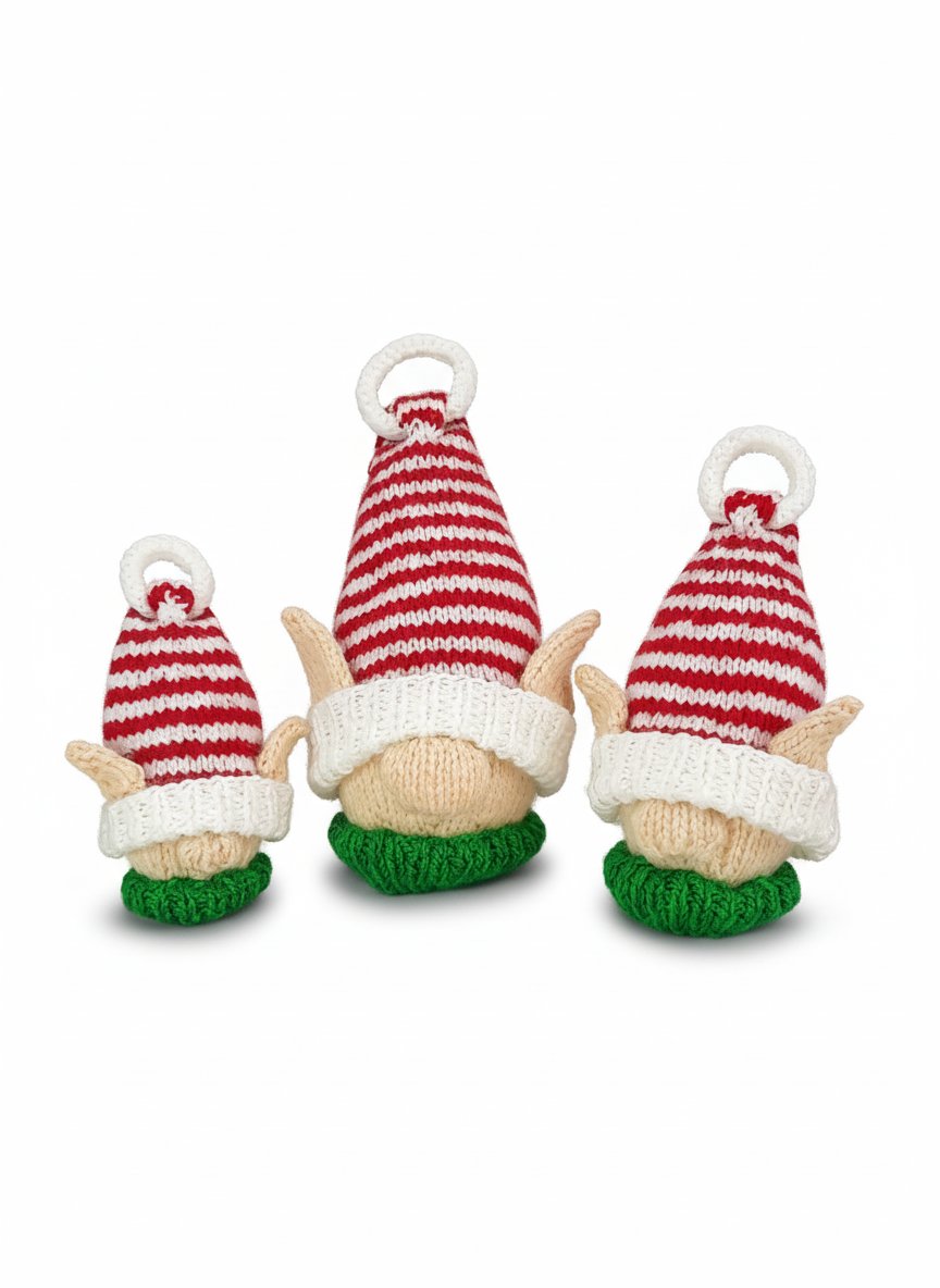 Christmas Hanging Baubles Collection Knitting Pattern Book – 4 Easy-to-Follow Toy Designs - Image 3