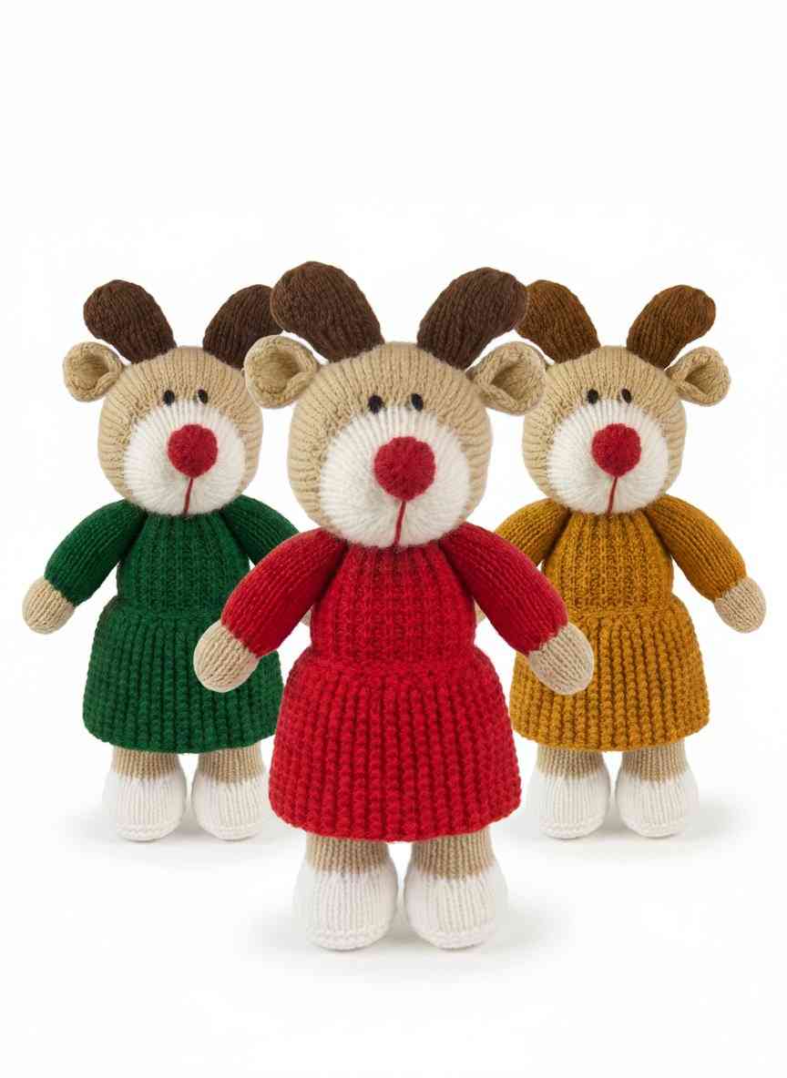 Mollie the Reindeer Knitting Pattern - Image 2