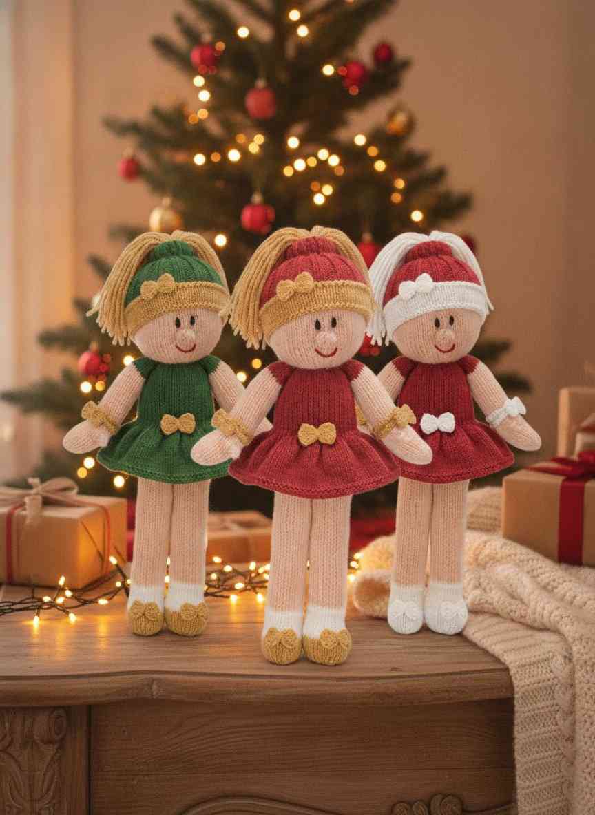 Holly Dolly Knitting Pattern - Image 3