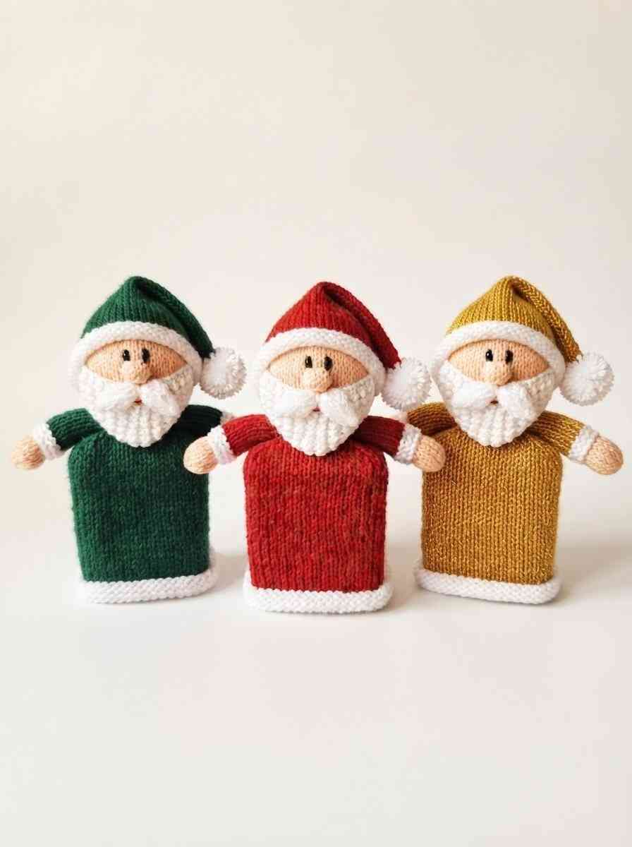 Santa Chocolate Orange Box Cover Knitting Pattern - Image 4