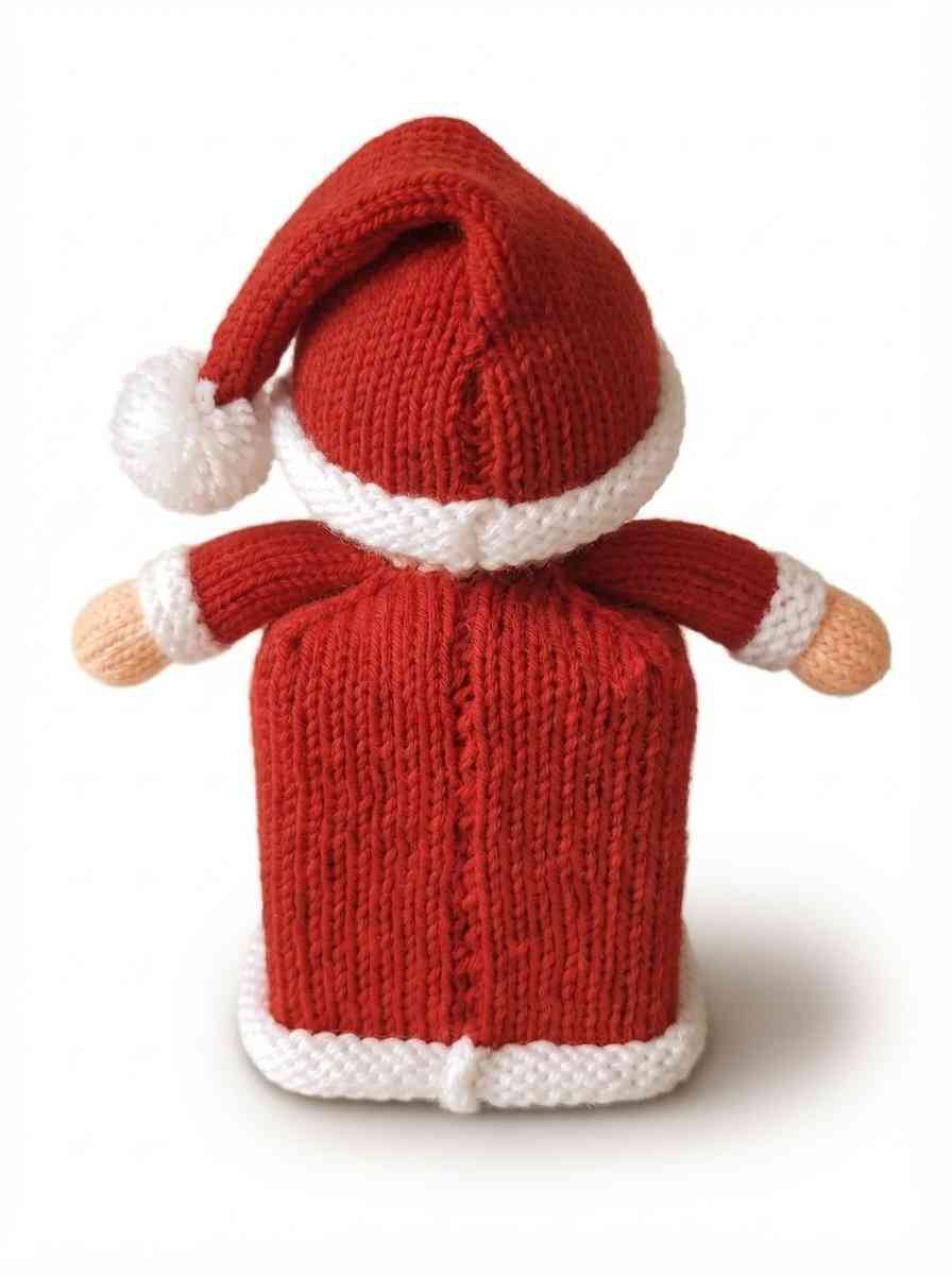 Santa Chocolate Orange Box Cover Knitting Pattern - Image 5