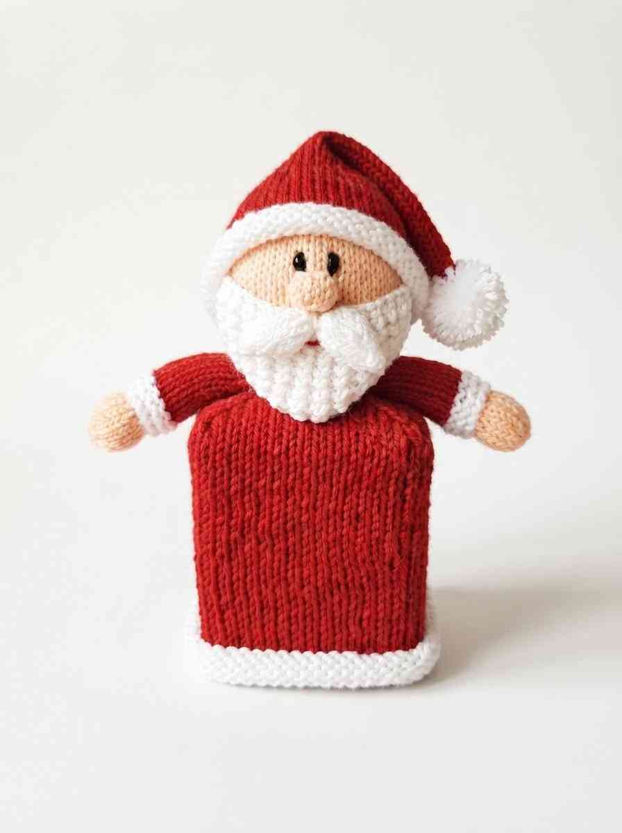 Santa Chocolate Orange Box Cover Knitting Pattern - Image 2
