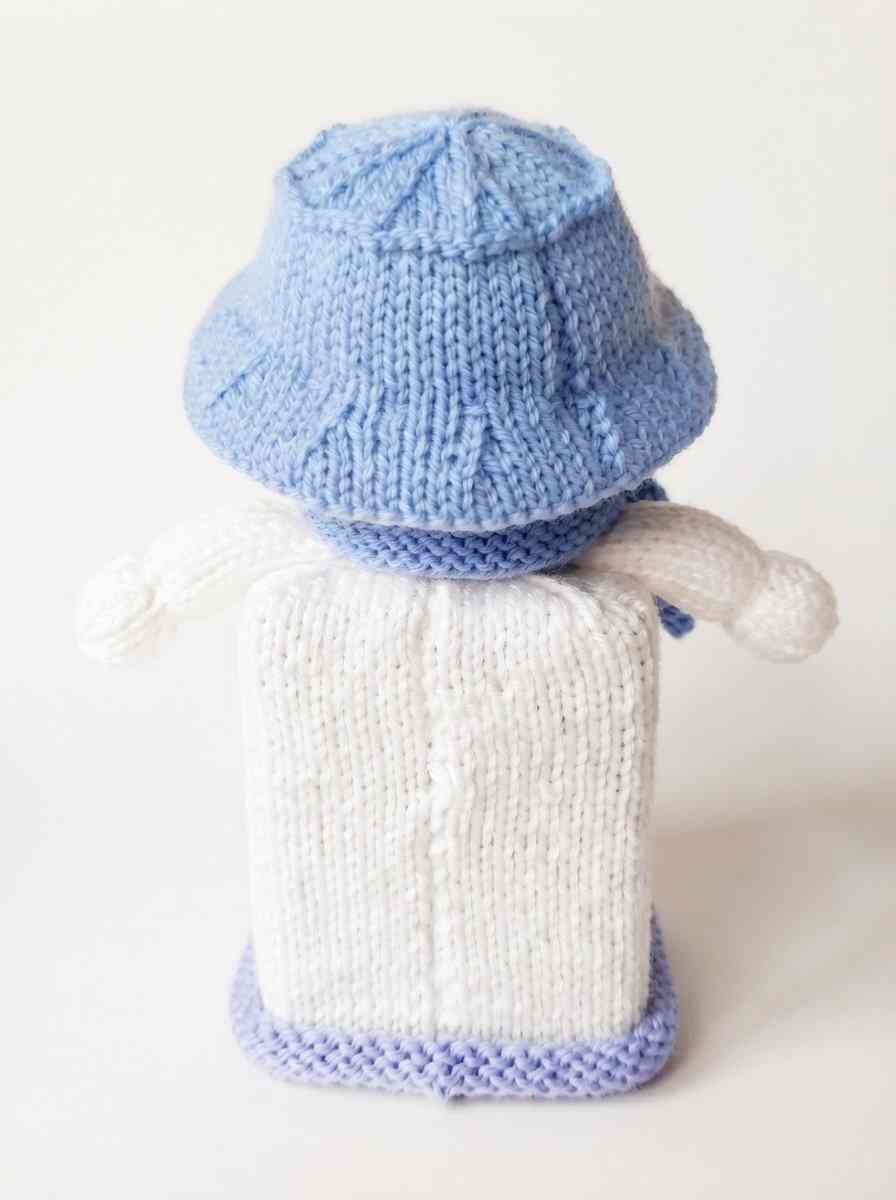 Snowman Chocolate Orange Box Cover Knitting Pattern - Image 5