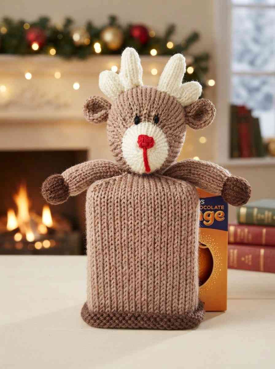 Christmas Chocolate Orange Box Covers Knitting Pattern Book – 4 Easy-to ...